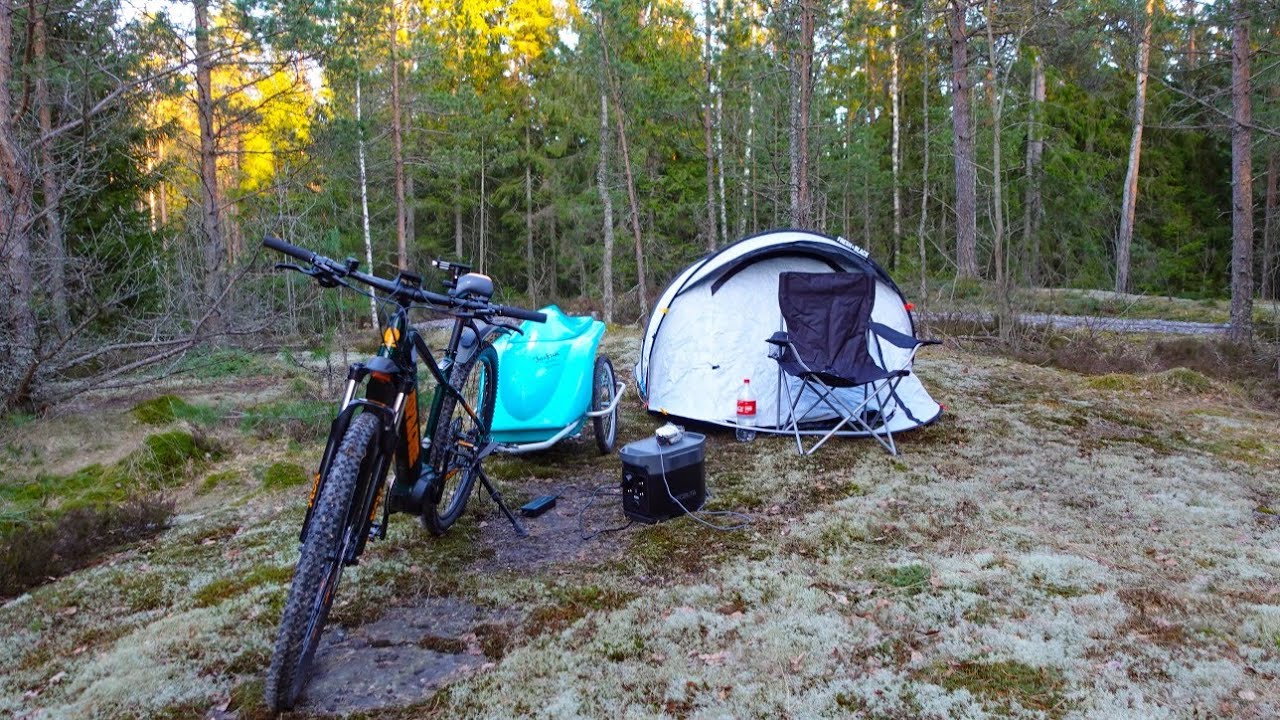 Sähköpyörällä telttailemaan || Sipoonkorven kansallispuisto