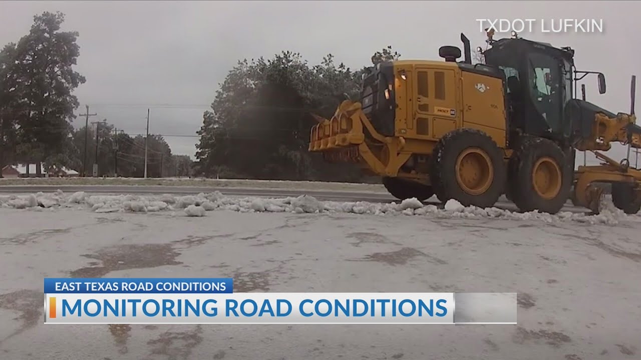 Road conditions worsen across East Texas