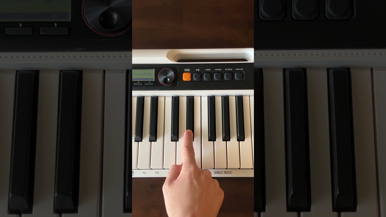 How to play a B Major chord on piano