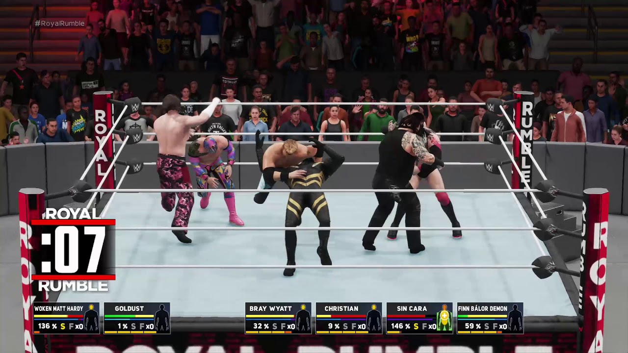 WWE2K18 Royal Rumble Match