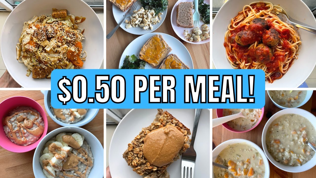 $10 for a week? EXTREME Budget Grocery Challenge! (vegan)