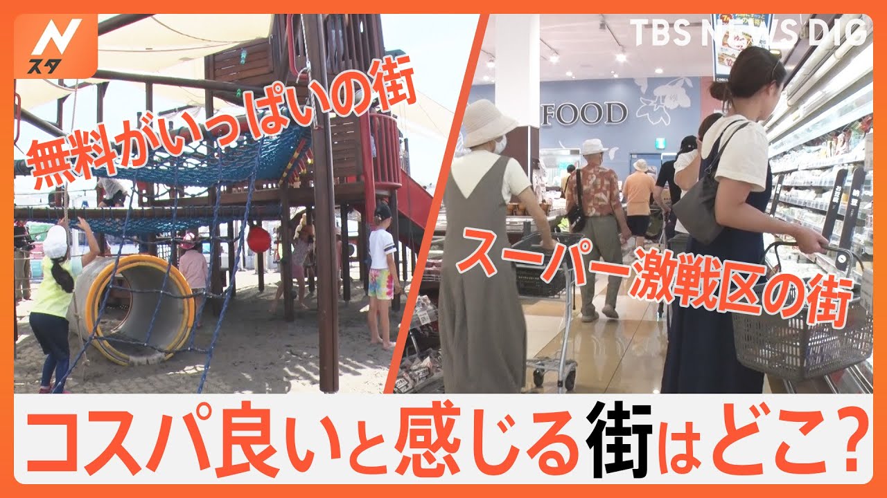 激安スーパー激戦区に無料がいっぱいの街！住んだらお得な街を調査しました！｜TBS NEWS DIG