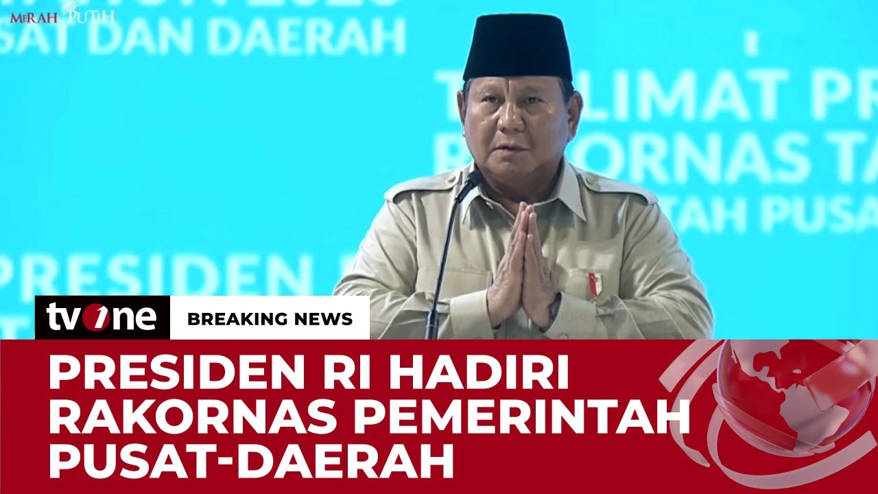 [FULL] Taklimat Presiden Prabowo di Rakornas Pemerintah Pusat-Daerah | Breaking News