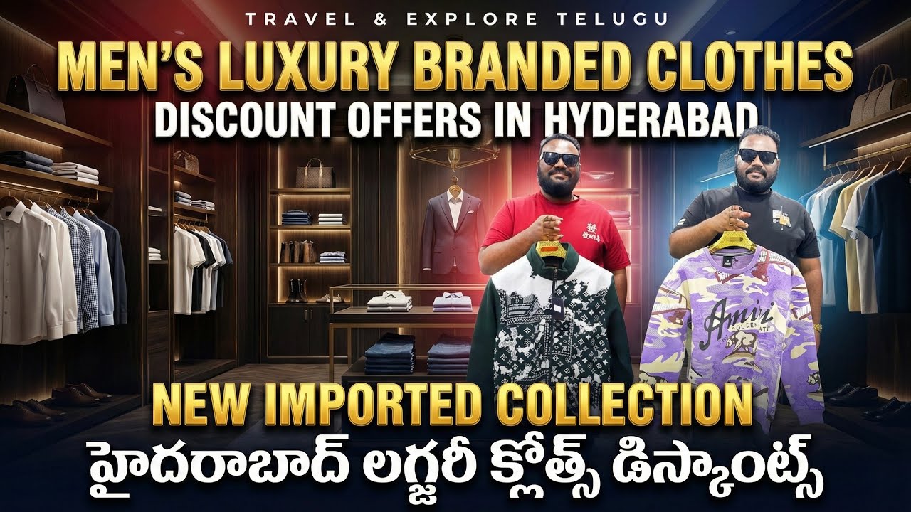 Luxury Men's Clothes Discounts | Imported Shirts, Tshirts, Winter Collection in Hyderabad