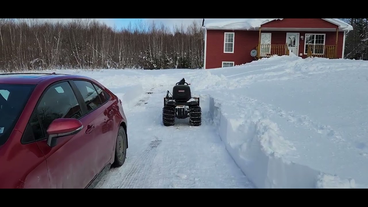 Epic Snow Removal, Craftsman YT4000 and 44
