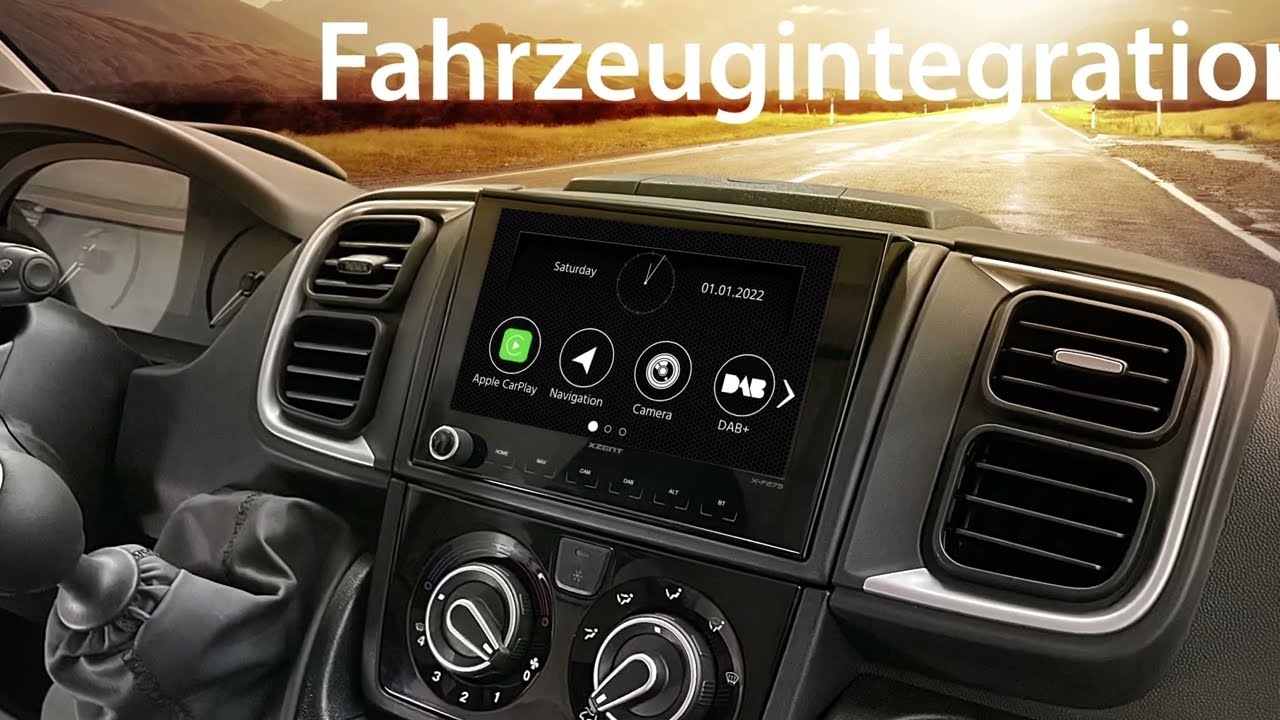 XZENT X-F275 INFOTAINER / NAVICEIVER FÜR FIAT DUCATO