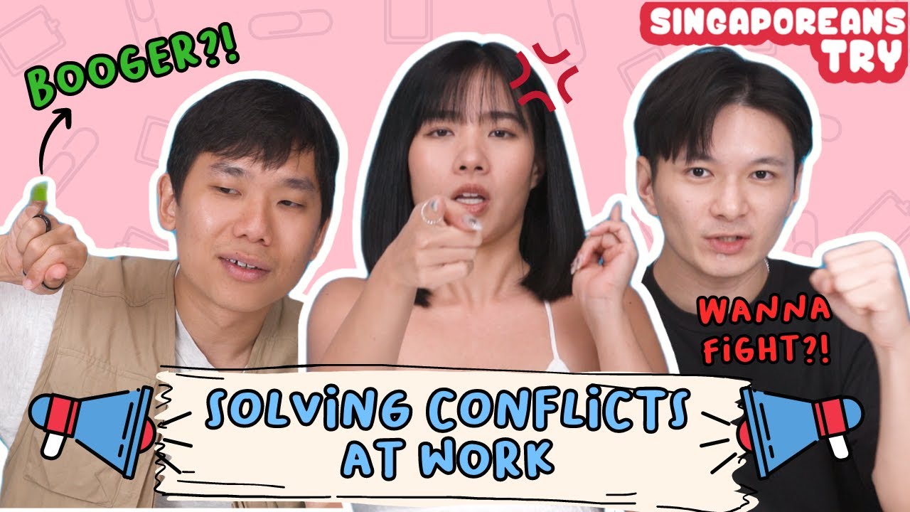 Singaporeans Try: Resolving Pettiest Workplace Conflicts As HR