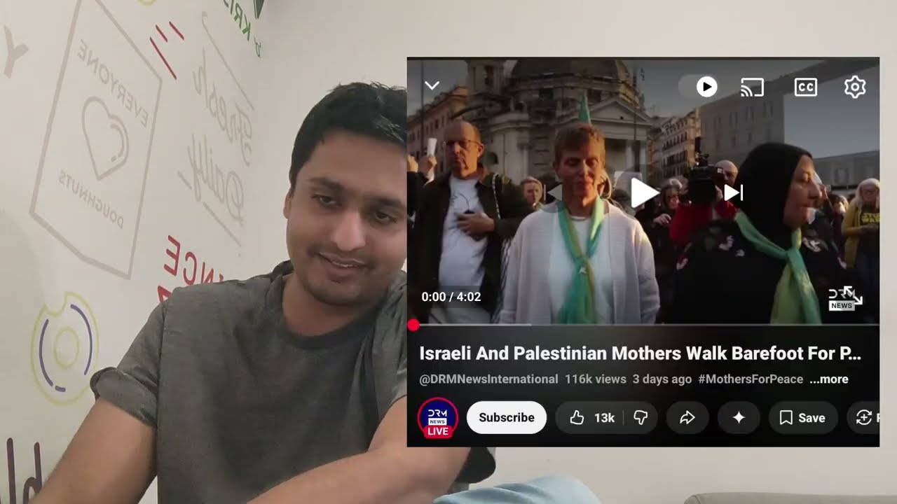 Israel and Palestinian mothers walk barefoot for peace 