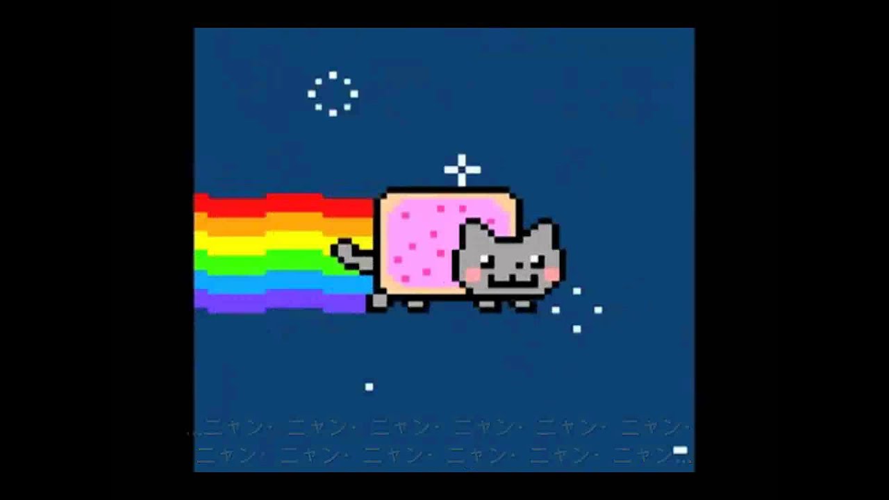 Nyan Cat with Japanese Lyrics - 日本語歌詞付きニャン・キャット