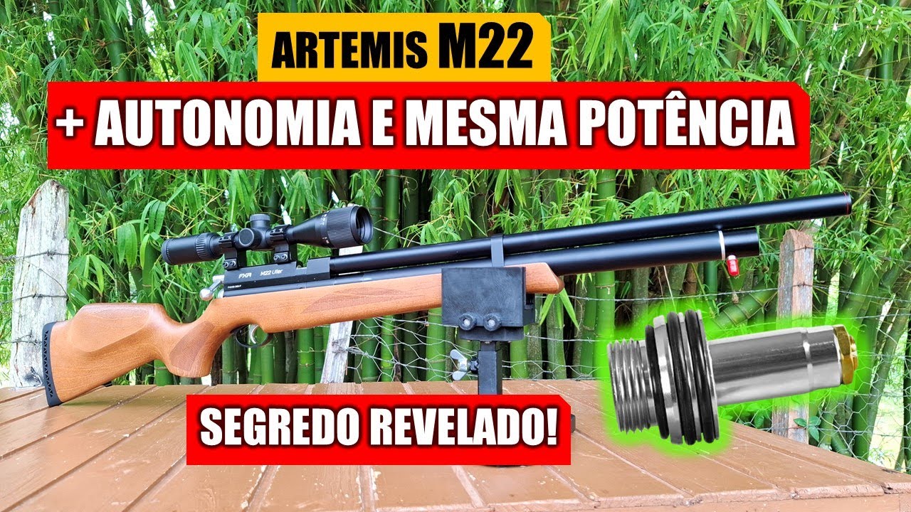 ARTEMIS M22 AUTONOMIA COM MUDANÇAS NA VALVULA REGULADORA