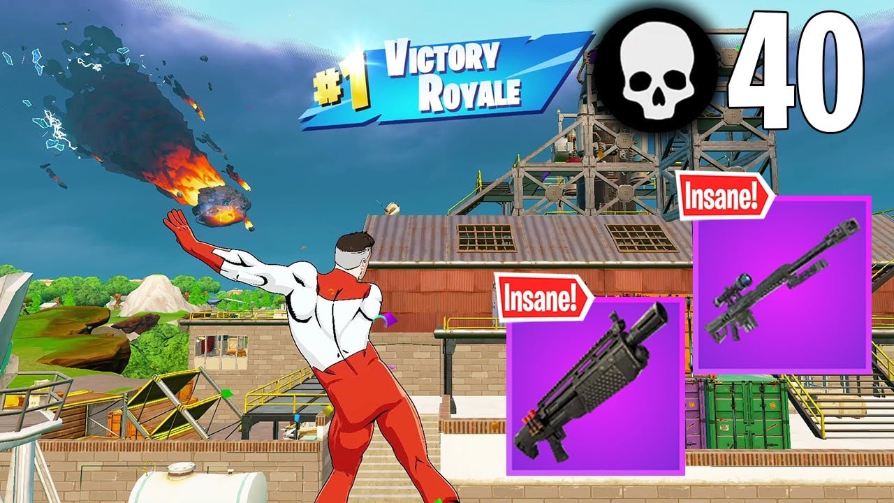 40 Elimination Solo Vs Squads Win Full Gameplay (Fortnite OG)