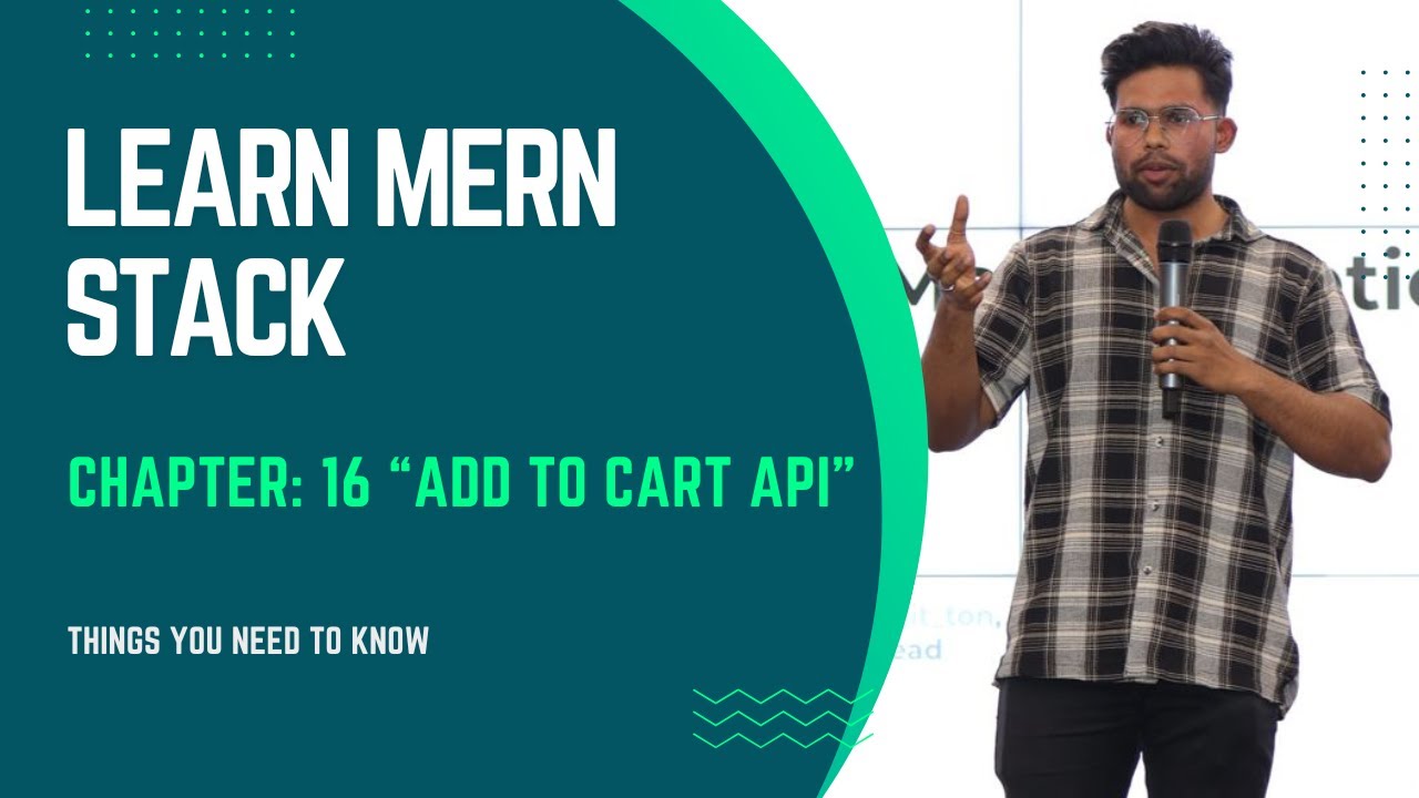 MERN Stack Project Tutorial #16 - Add To Cart Api  | MERN Stack Tutorial In Hindi