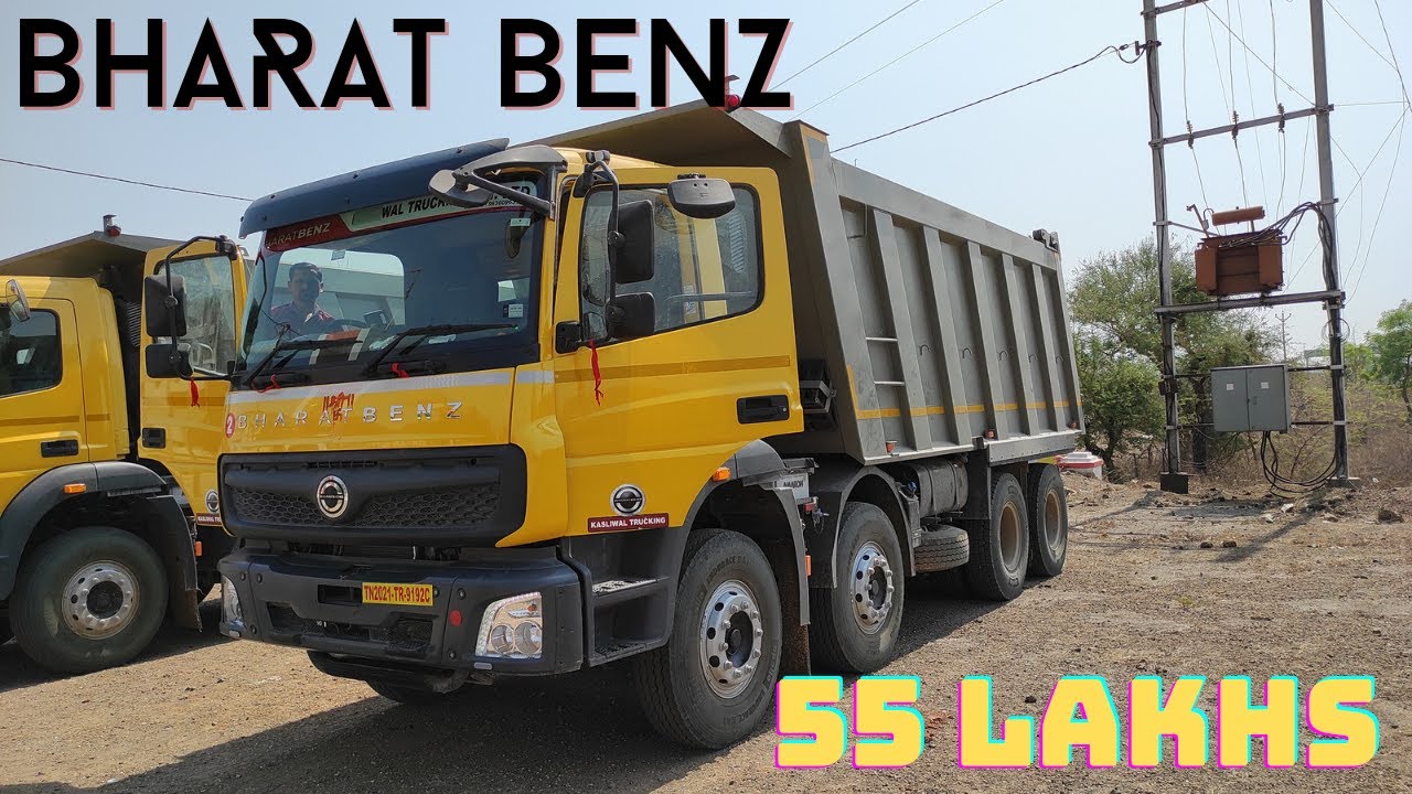 BharatBenz 3528c | Cost ₹55 Lakhs | Top Class Cabin | Tiper | 8×4 | Transport Vehicle