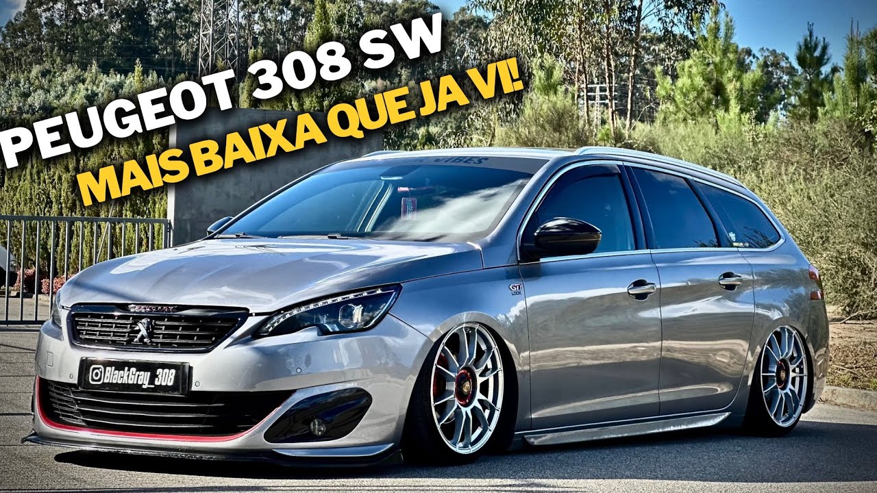 ECONSTADA NO CH&Atilde;O PEUGEOT 308 SW look GTI SUSPENS&Atilde;O A AR NAS 18!