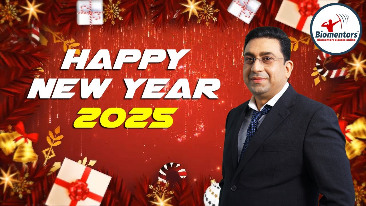 Happy New Year 2025 | Wishes from Biomentors Family | Dr. Geetendra Sir