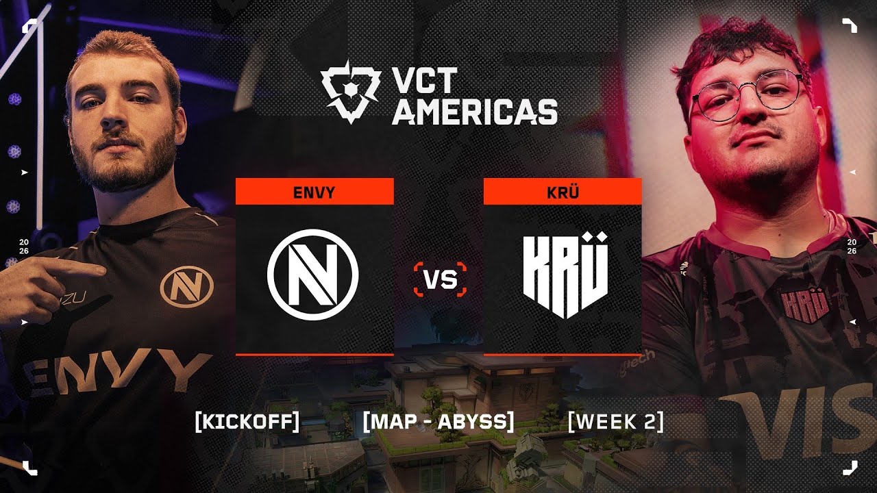 ENVY vs. KRU - VCT Americas Kickoff - W2D2 - Map 1