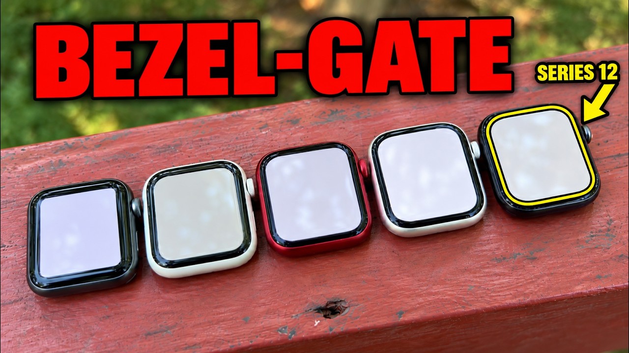 Problem z ramkami w Apple Watch Series 12