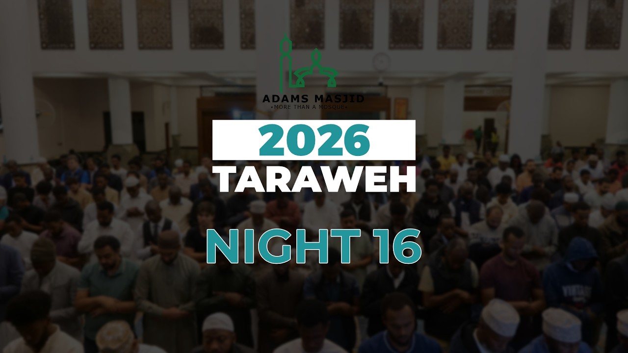 Night 16 Taraweh at Adams Masjid, Nairobi