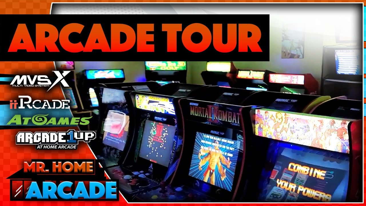 Arcade1Up Home Arcade Tour! Atgames | IiRcade | MVSX N MORE!