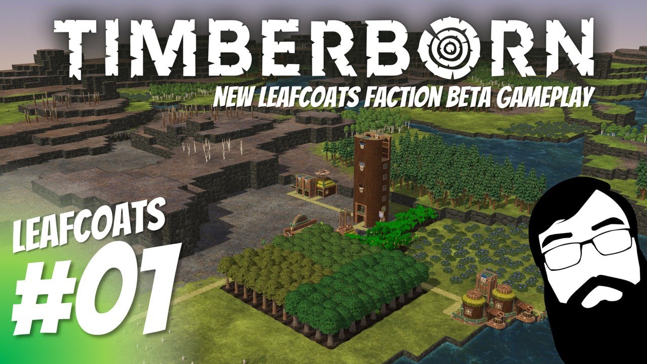 Timberborn Leafcoats LIVE! Let's check out this brand-new faction where everything is a tree!