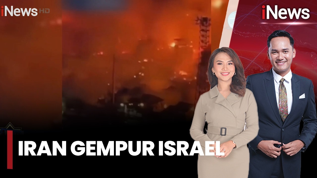 Iran Gempur Israel, Tel Aviv Mencekam! Iron Dome Kewalahan Hadapi Rudal Iran |iNews Pagi (18/3)
