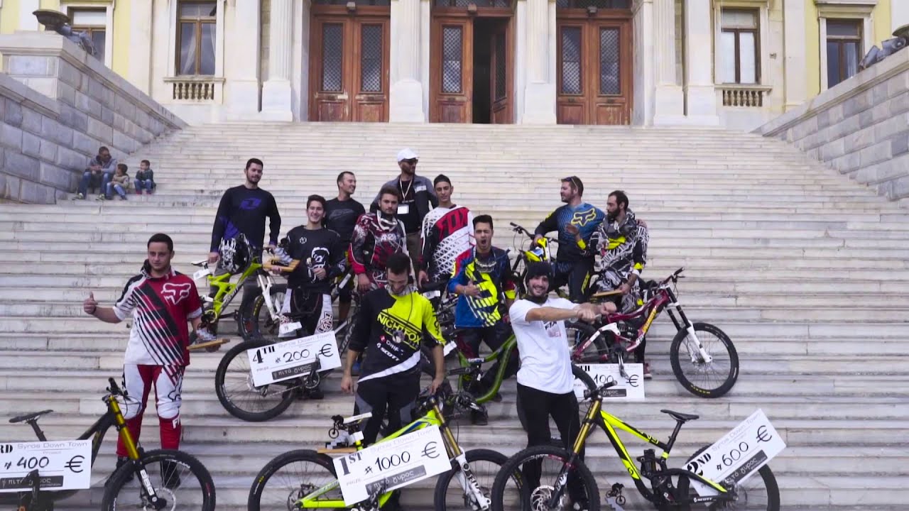 Syros Down Town Urban Downhill Race - A bike tourism product exclusively managed by Siros Travel