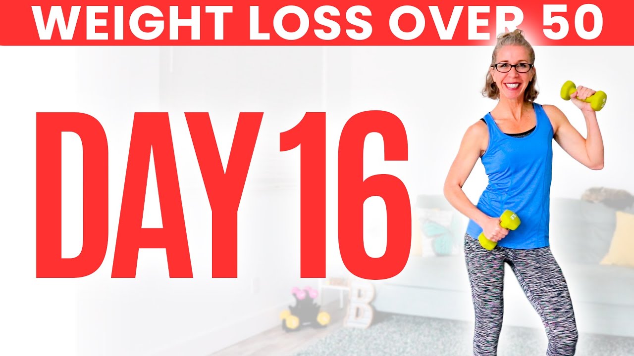 Day SIXTEEN - Weight Loss for Women over 50 😅 31 Day Workout Challenge