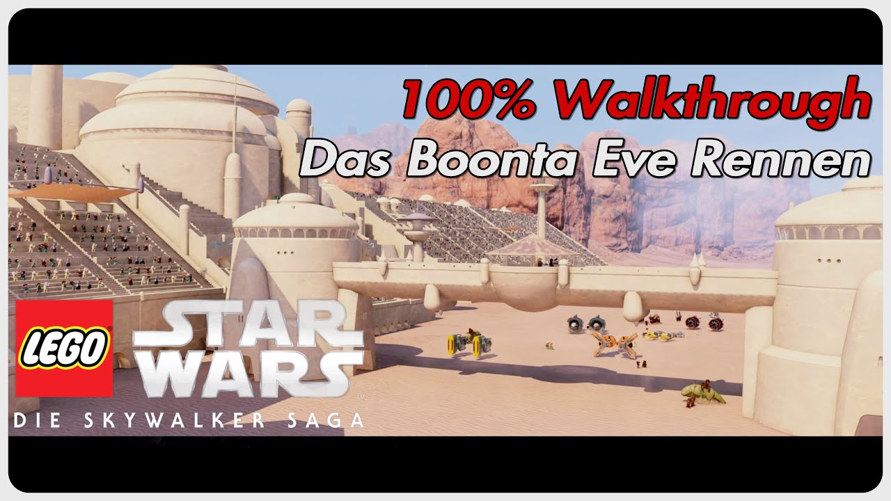 LEGO STAR WARS - Das Boonta Eve Rennen ALLE Minikits/Herausforderungen (100% Walkthrough/PS5/Ep. 1)