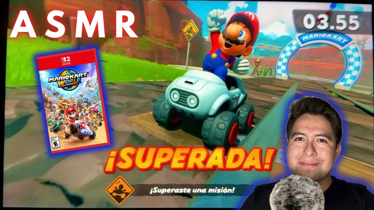 ASMR Jugando MISIONES en MARIO KART WORLD🌎