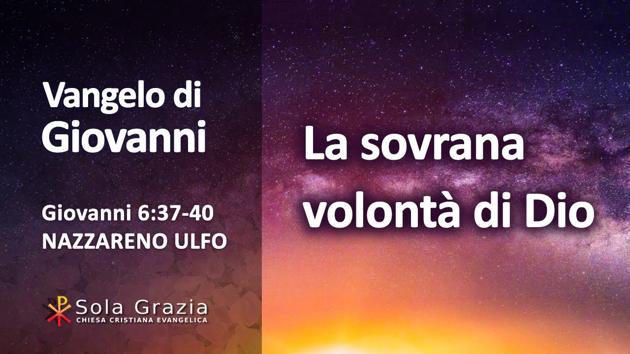 La sovrana volontà di Dio