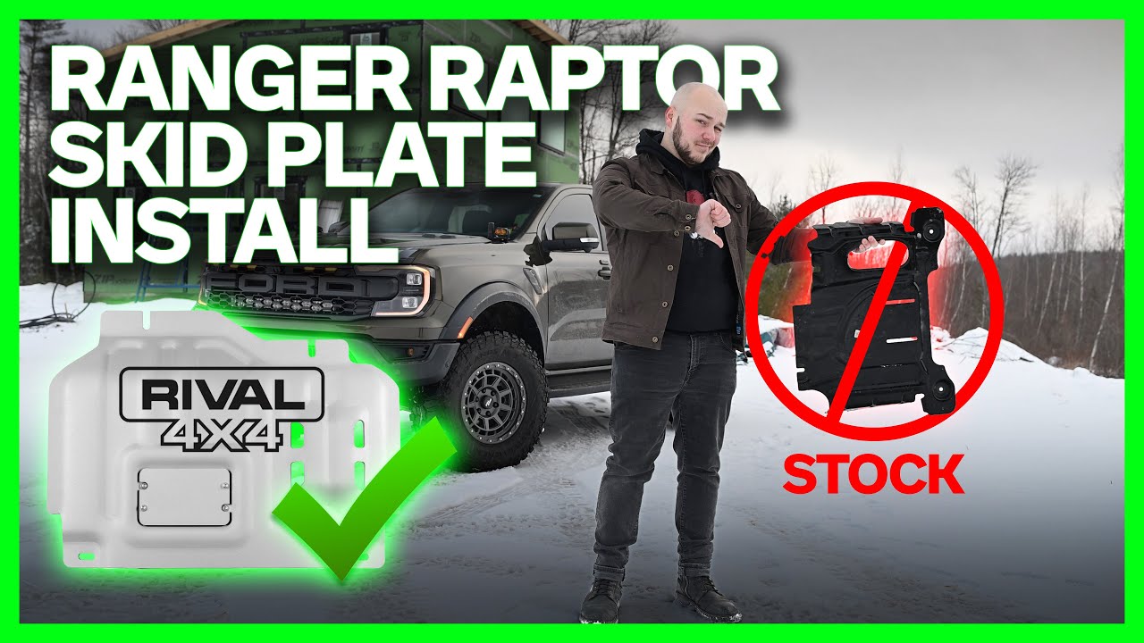 Установка защитной пластины Rival 4x4 на мой Ranger Raptor (надежная защита)