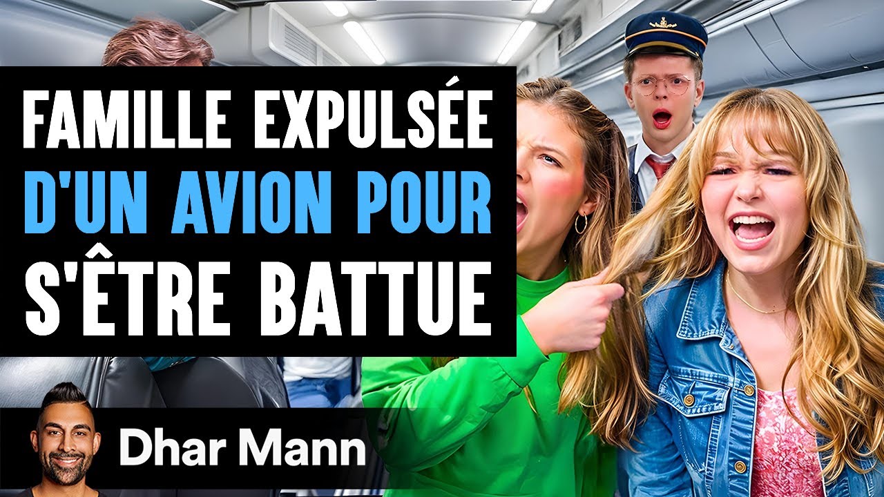 Une Famille Expulsée D'UN AVION POUR S'être Battue | Dhar Mann Studios