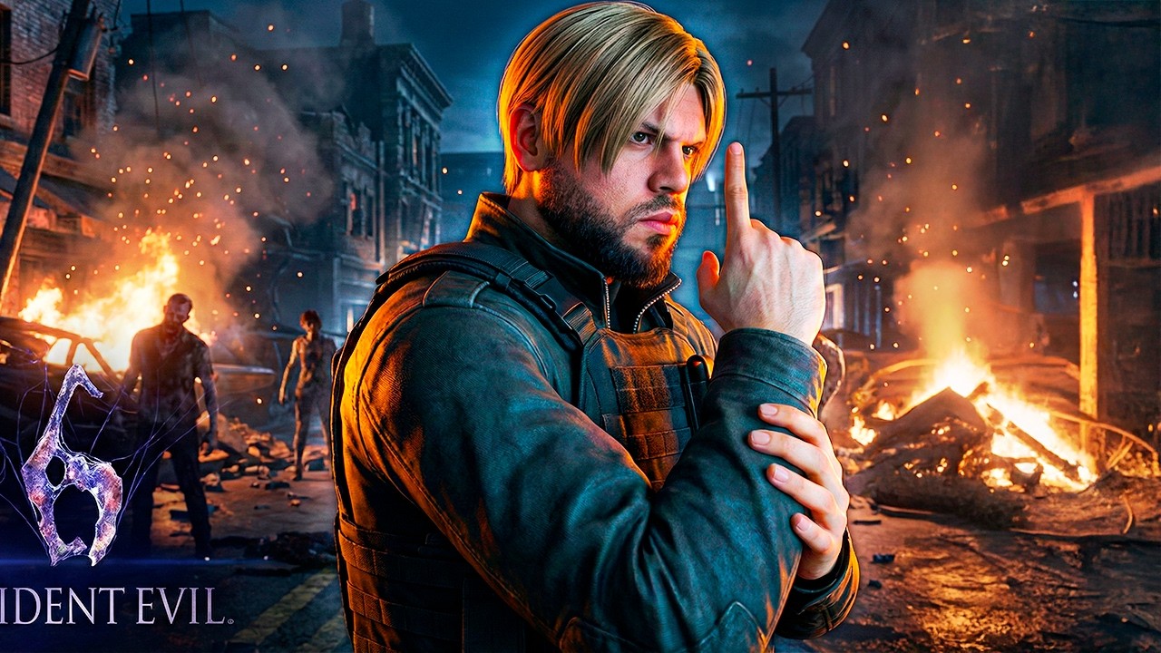 MARATONA, DISSERAM QUE ESSE É O PIOR! RESIDENT EVIL 6 - PRIMEIRA VEZ JOGANDO (LEON)