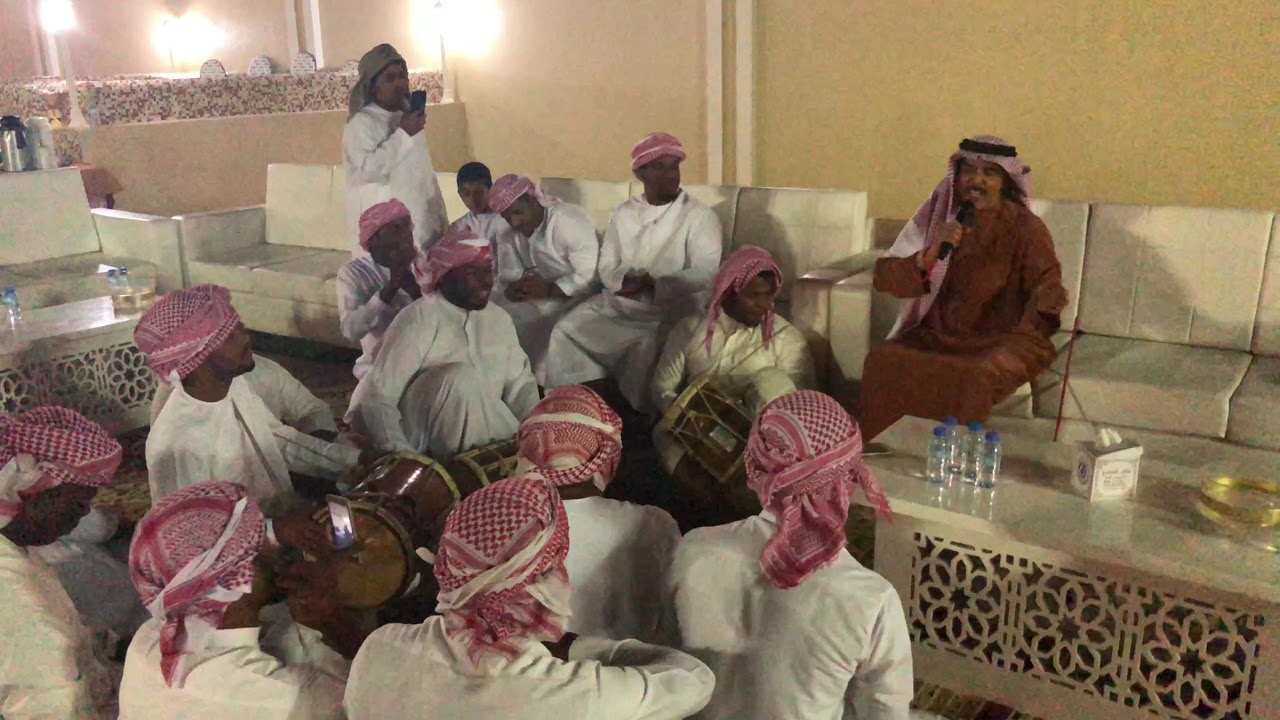 عبدالله بالخير واغنية .. روح غناتي  .. في جلسة شعبية بمشاركة  فرقة من شناص