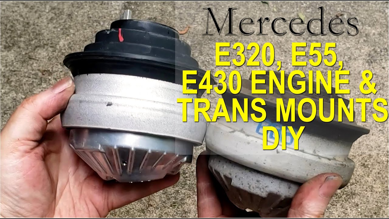 W210 M112 E320 Engine Mounts and Transmission Mount Replacement