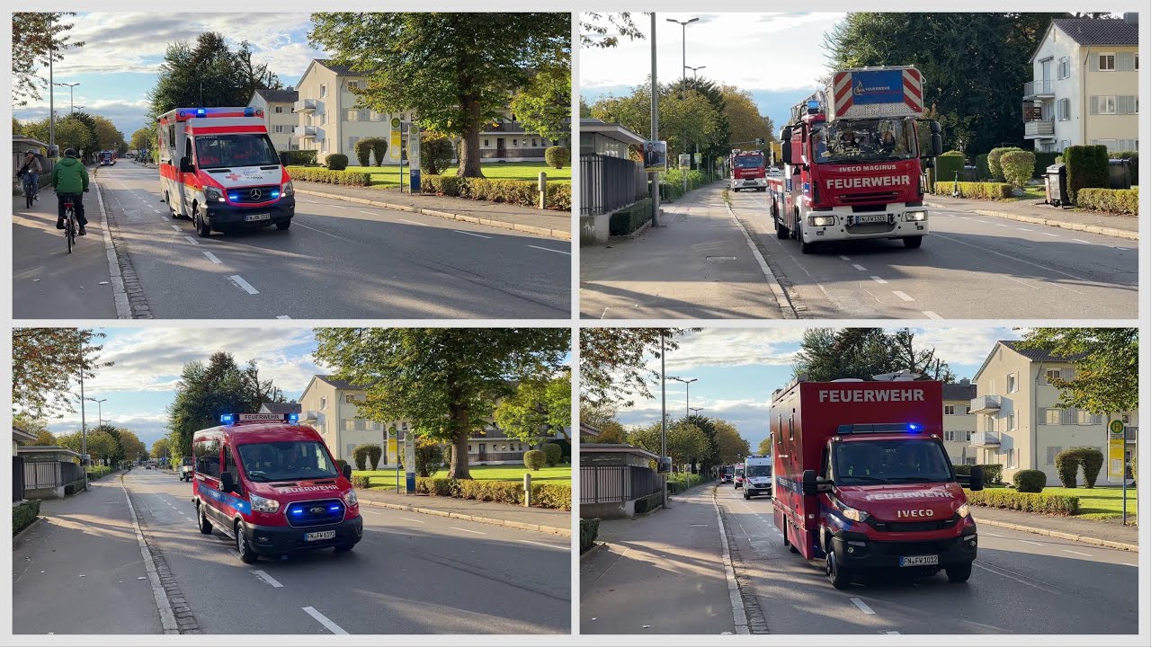 [Einsatzfahrten] Industriebrand in Friedrichshafen [Hauptübung]