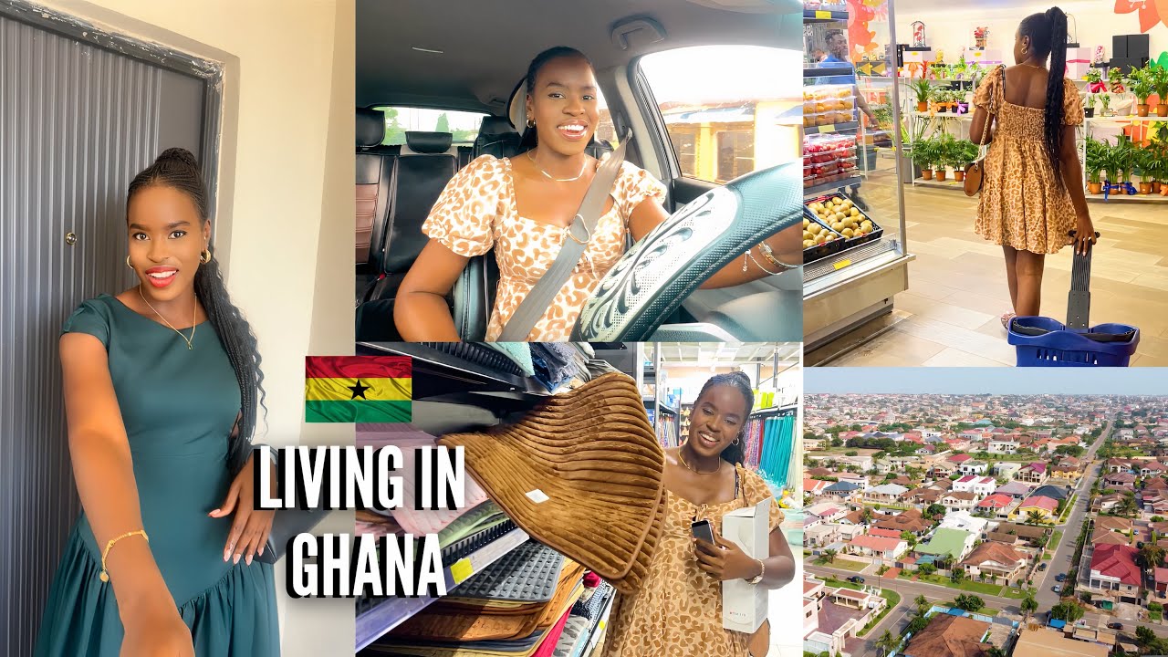 IS GHANA A GOOD PLACE TO LIVE? | LIVING ALONE IN GHANA | SHOPPING, EATING FUFU AND CHURCH