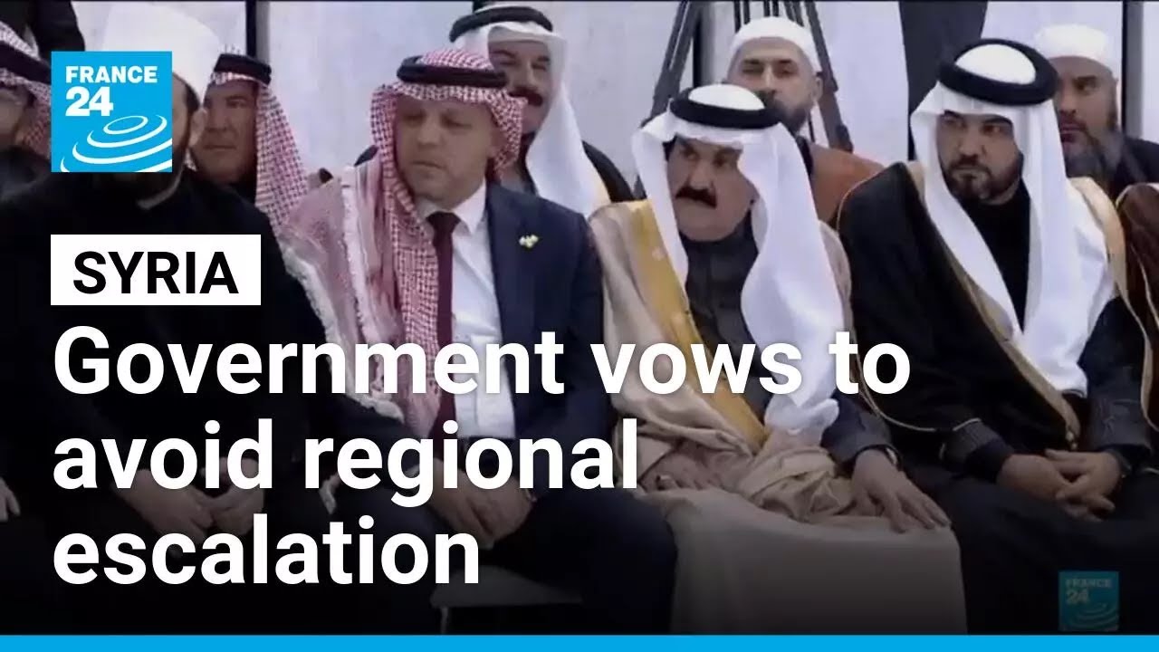 War in the Middle East: Syria's government vows to avoid regional escalation &bull; FRANCE 24 English