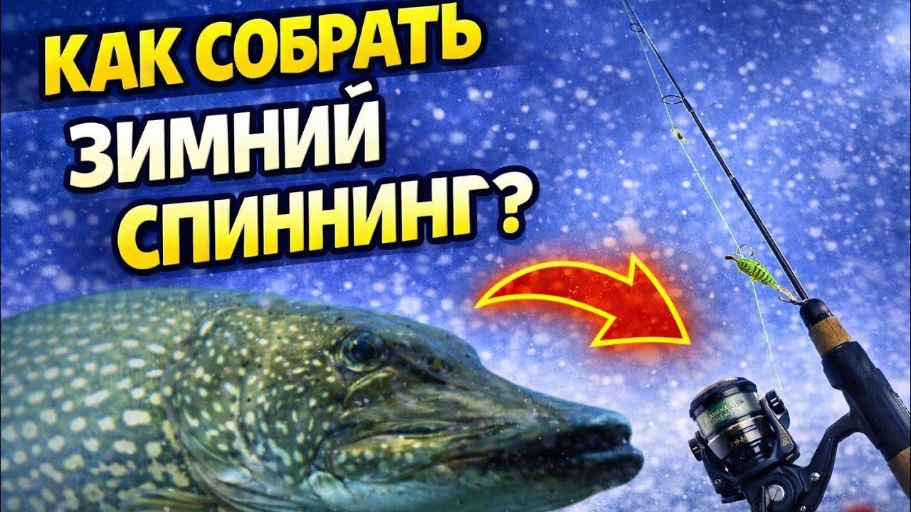 Как собрать зимнюю удочку на хищника для ловли на балансир? Снасти для ловли щуки зимой
