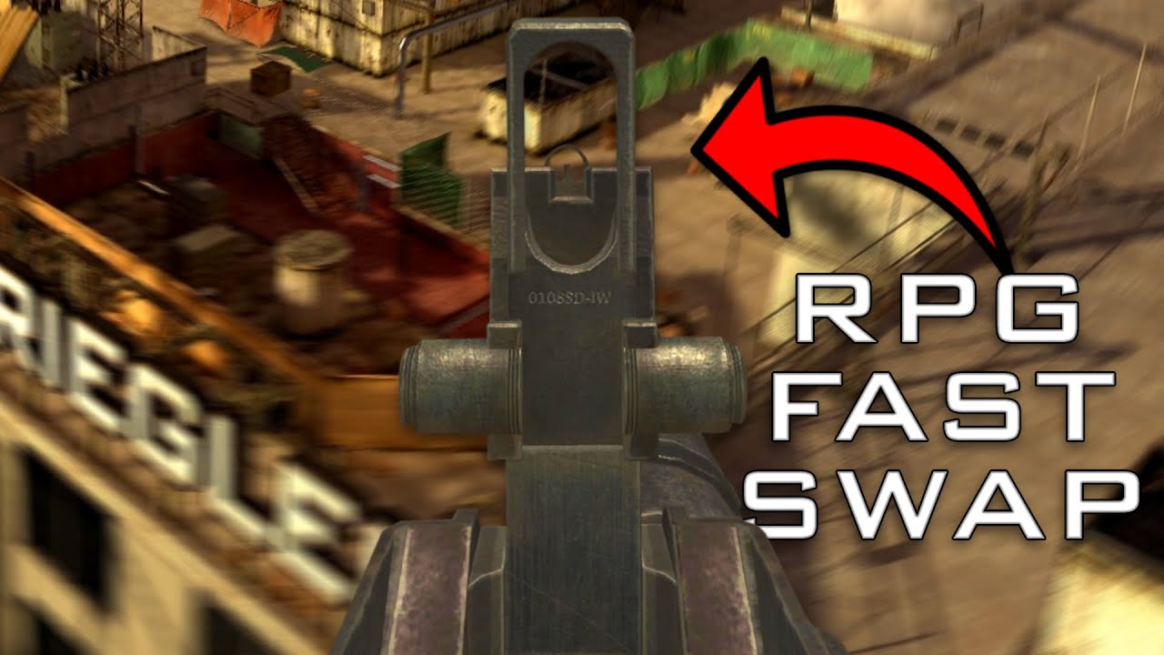 How To RPG Fast Swap on IW4X / MW2 (Trickshot Tutorial)