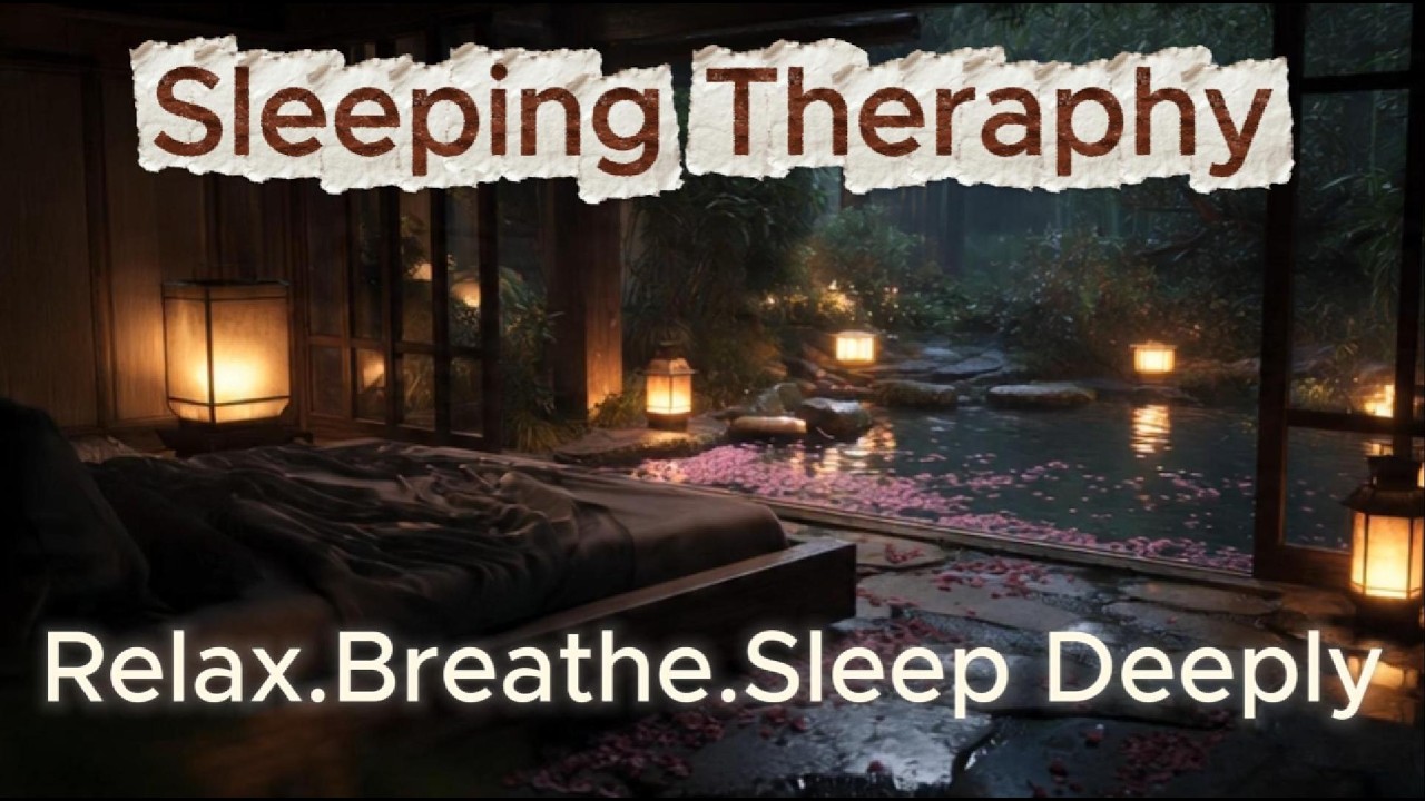 Deep Sleep - Fall Asleep Fast in a Cozy Zen Bedroom in the Mountains🧘‍♀️ Meditation and Piano Music🎵