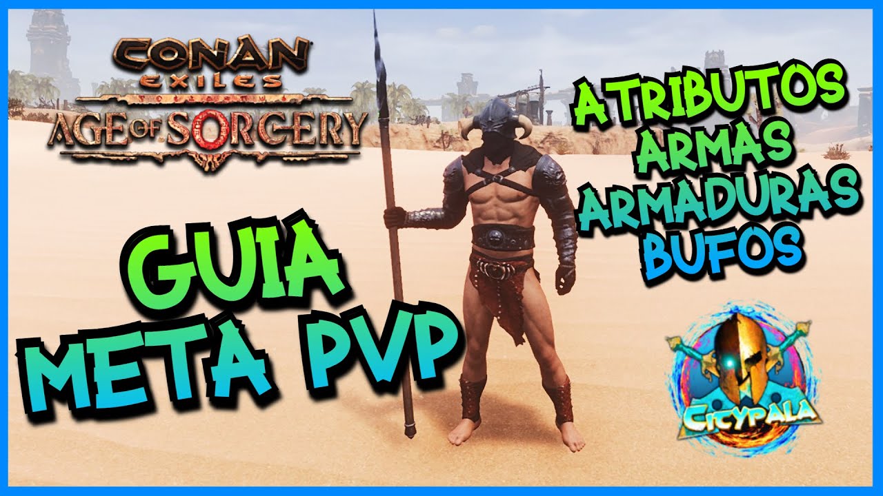 CONAN EXILES  PvP BUILD Actual // Armadura Atributos y Consumibles