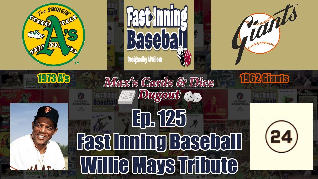 Ep. 125 - Fast Inning Baseball - Willie Mays Tribute