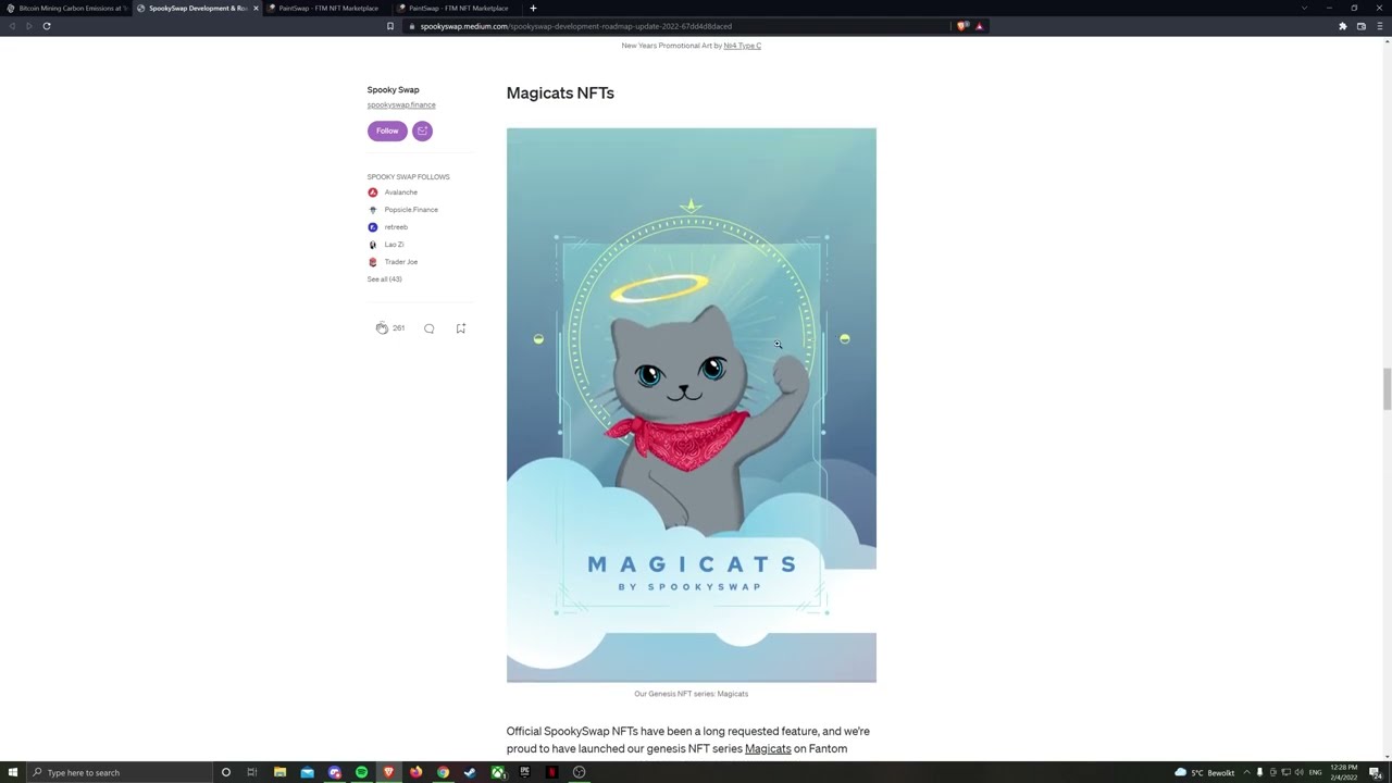 👻 SPOOKYSWAP 👻 UPDATE ROADMAP 2022 | DATA RECAP, PARTNERS, MAGICATS NFT & FUTURE OF SPOOKY 😺