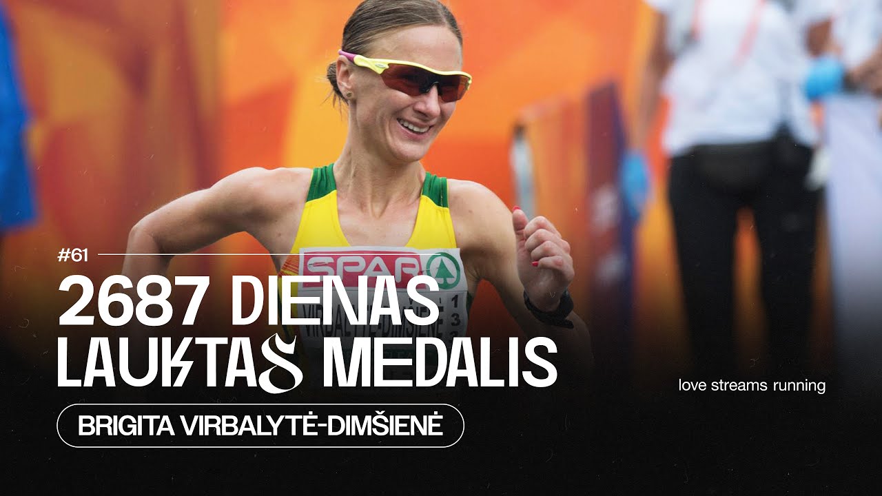 2687 dienas lauktas medalis- Brigita Virbalytė- Dimšienė
