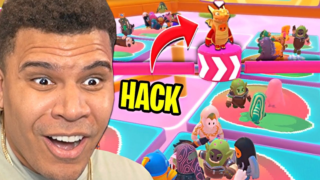 Using HACKS To WIN Fall Guys... (easy mode)