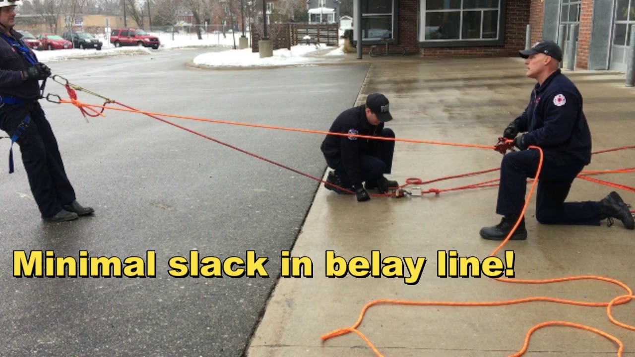 Rope Rescue Rigging Drill with Barrie Fire Service