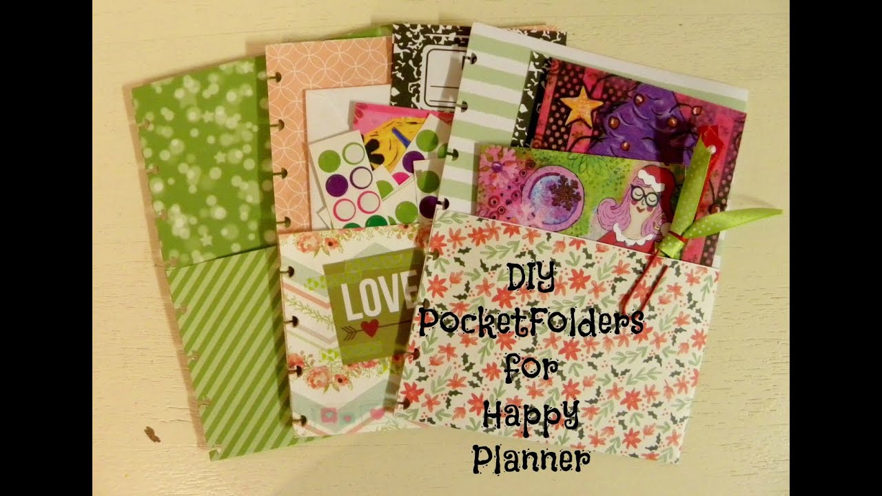 DIY Pocket Folder for Happy Planner