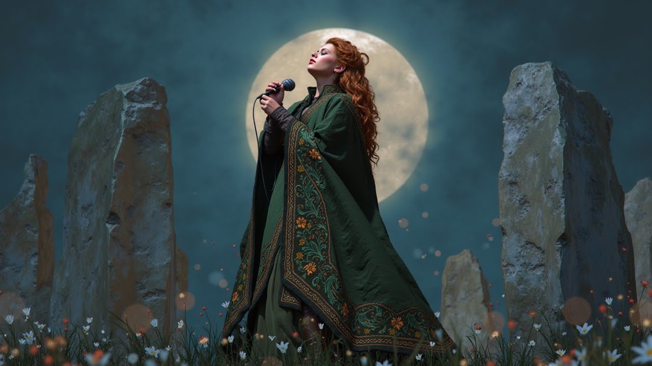 Relaxing Celtic Music - Mystical Night with an Enchanting Singer | Moonlight Serenade