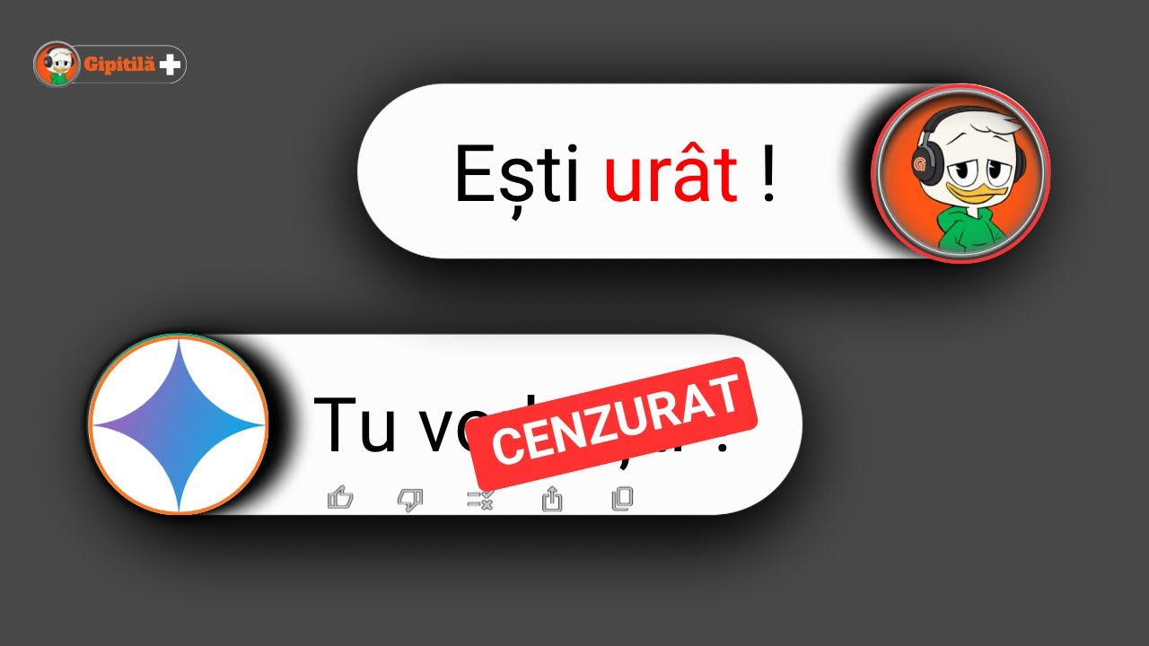 I-am spus lui Gemini că e urât…